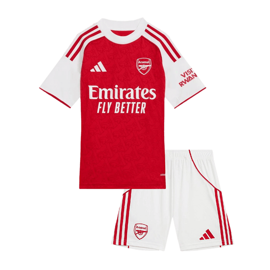 Kids Arsenal Custom Home Soccer Kits 2025/26