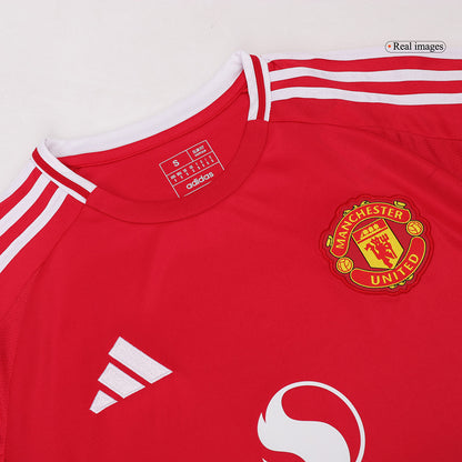 Manchester United Home Long Sleeve soccer jersey 2024/25