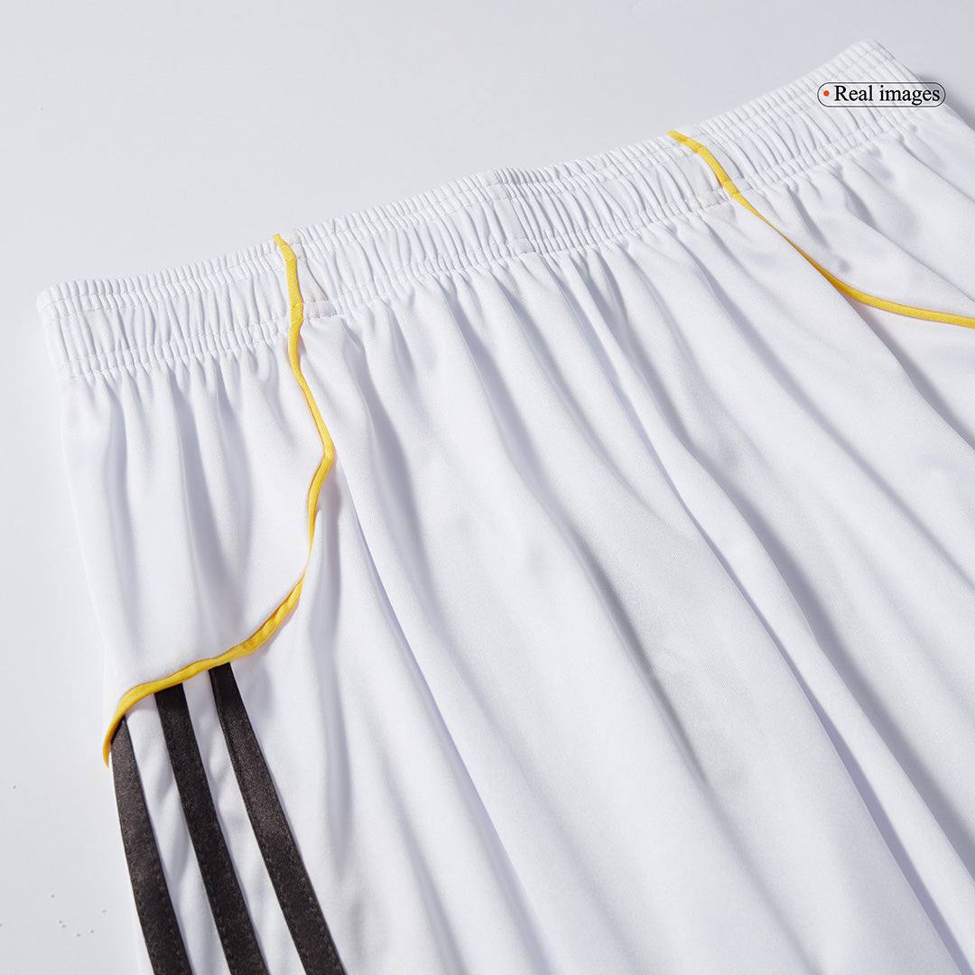 Real Madrid Home Soccer Shorts 25/26 White