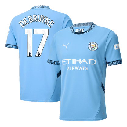 DE BRUYNE #17 Manchester City Home soccer jersey 2024/25