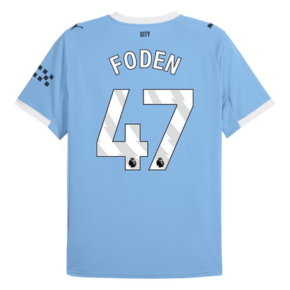 Manchester City Jersey Custom FODEN #47 Soccer Jersey Home 2025/26