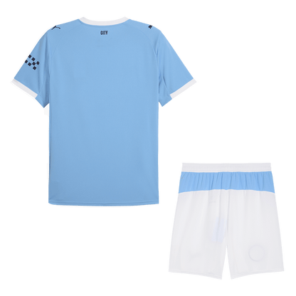 Manchester City Home Soccer Uniform Kits 2025/26