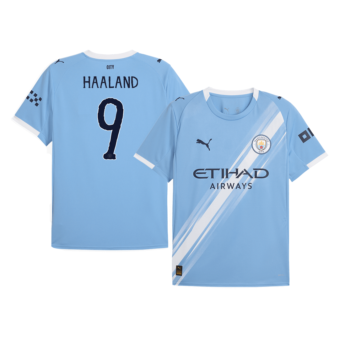 Manchester City Jersey Custom HAALAND #9 Soccer Jersey Home 2025/26 Club World Cup