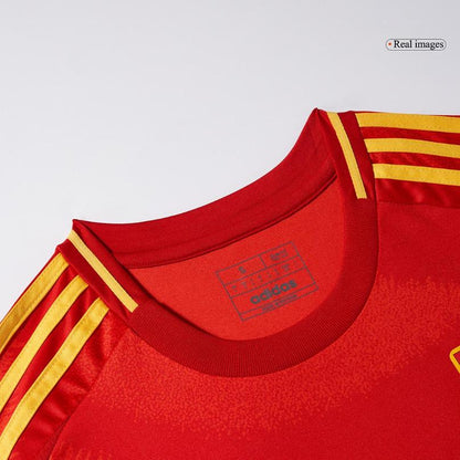 Authentic LAMINE YAMAL #19 Spain Home Soccer Jersey Euro 2024