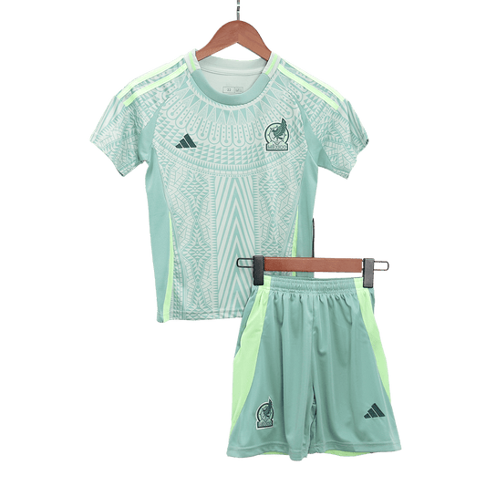 Kid's Mexico Away Soccer Jersey Kit Copa America 2024