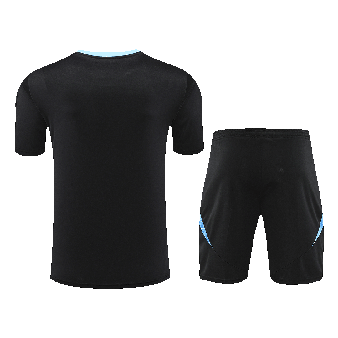 Argentina Pre-Match Soccer Jersey Kit(Jersey+Shorts) Copa America 2024