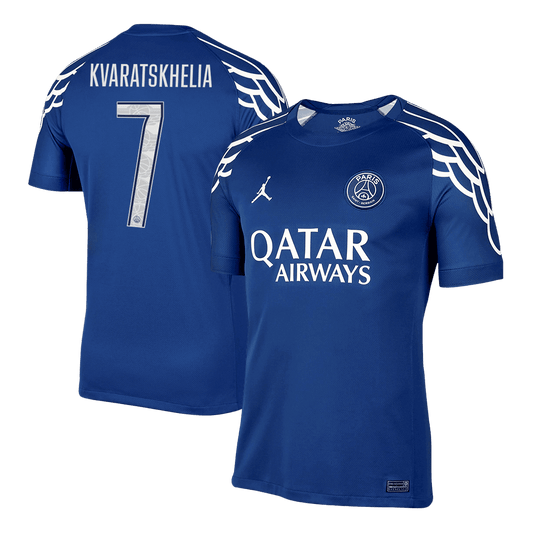 PSG Jersey Custom KVARATSKHELIA #7 Soccer Jersey Fourth Away 2024/25 - UCL