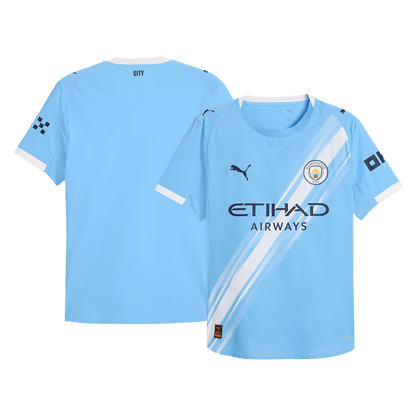 Player Version Manchester City Jersey Custom Soccer Jersey Home 2025/26