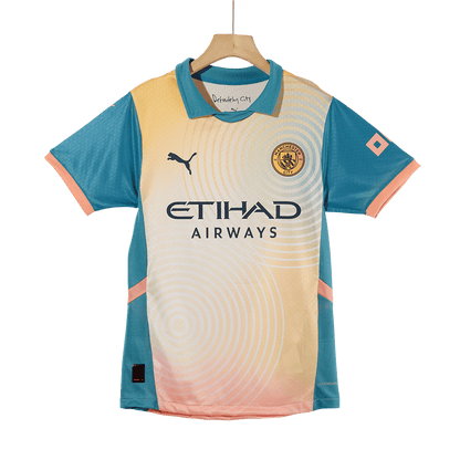 Authentic Manchester City Fourth Away Soccer Jersey 2024/25- Definitely City (UCL)