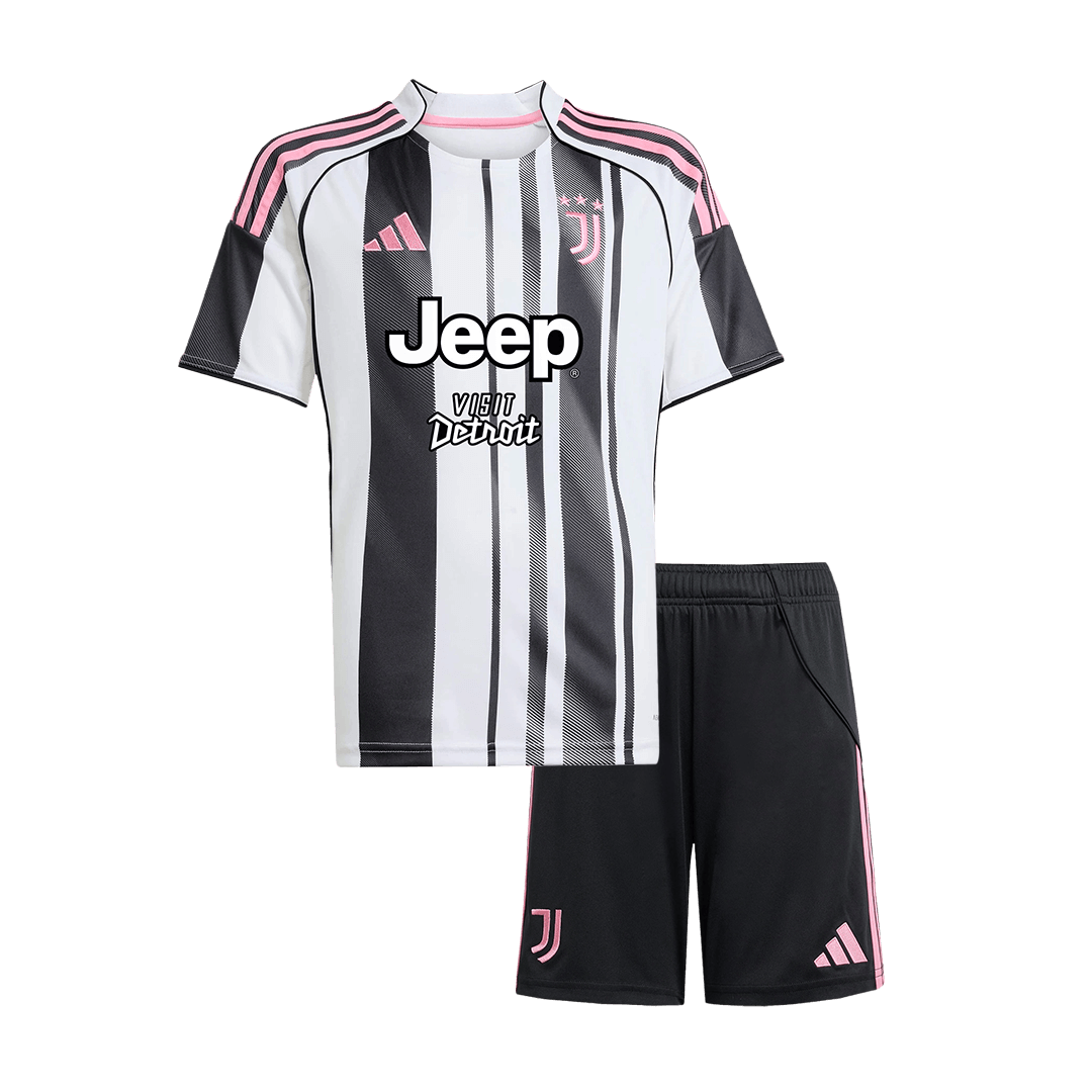 Kids Juventus Custom Home Soccer Kits 2025/26