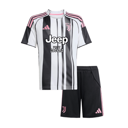 Kids Juventus Custom Home Soccer Kits 2025/26