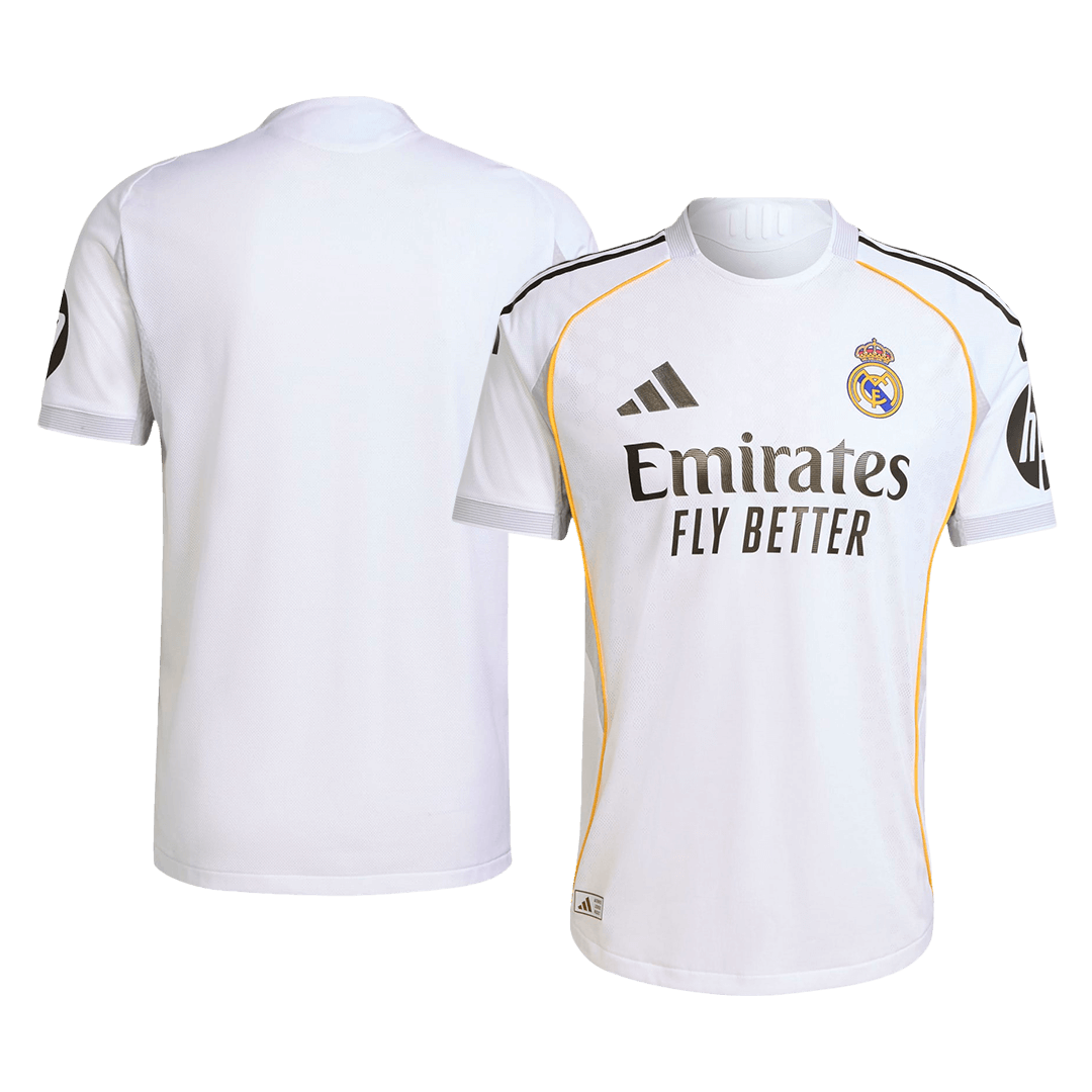 Player Version Real Madrid Jersey Custom Soccer Jersey Home 2025/26
