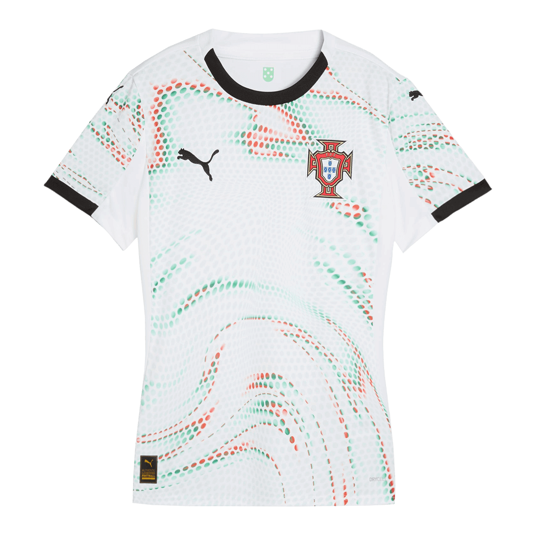 Portugal Soccer Jersey Away Women Custom Shirt 2025
