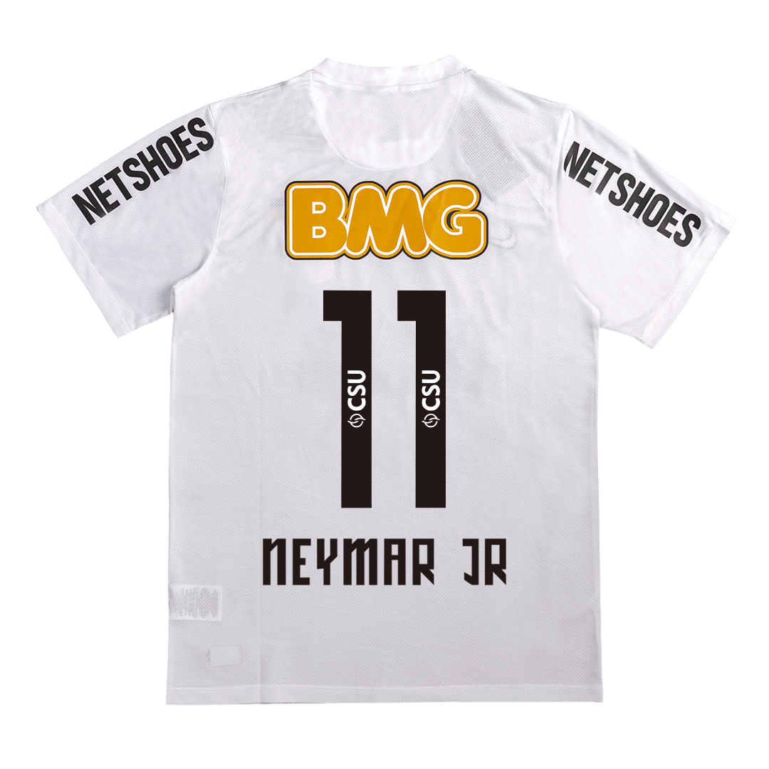 Retro NEYMAR JR #11 2012 Santos FC Home Soccer Jersey