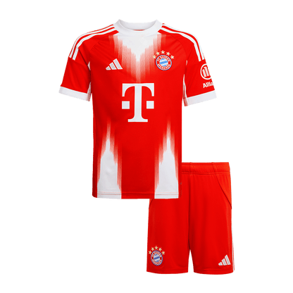Kids Bayern Munich Custom Home Soccer Kits 2025/26