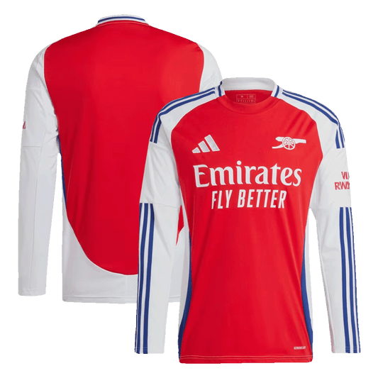 Arsenal Home Long Sleeve Soccer Jersey 2024/25