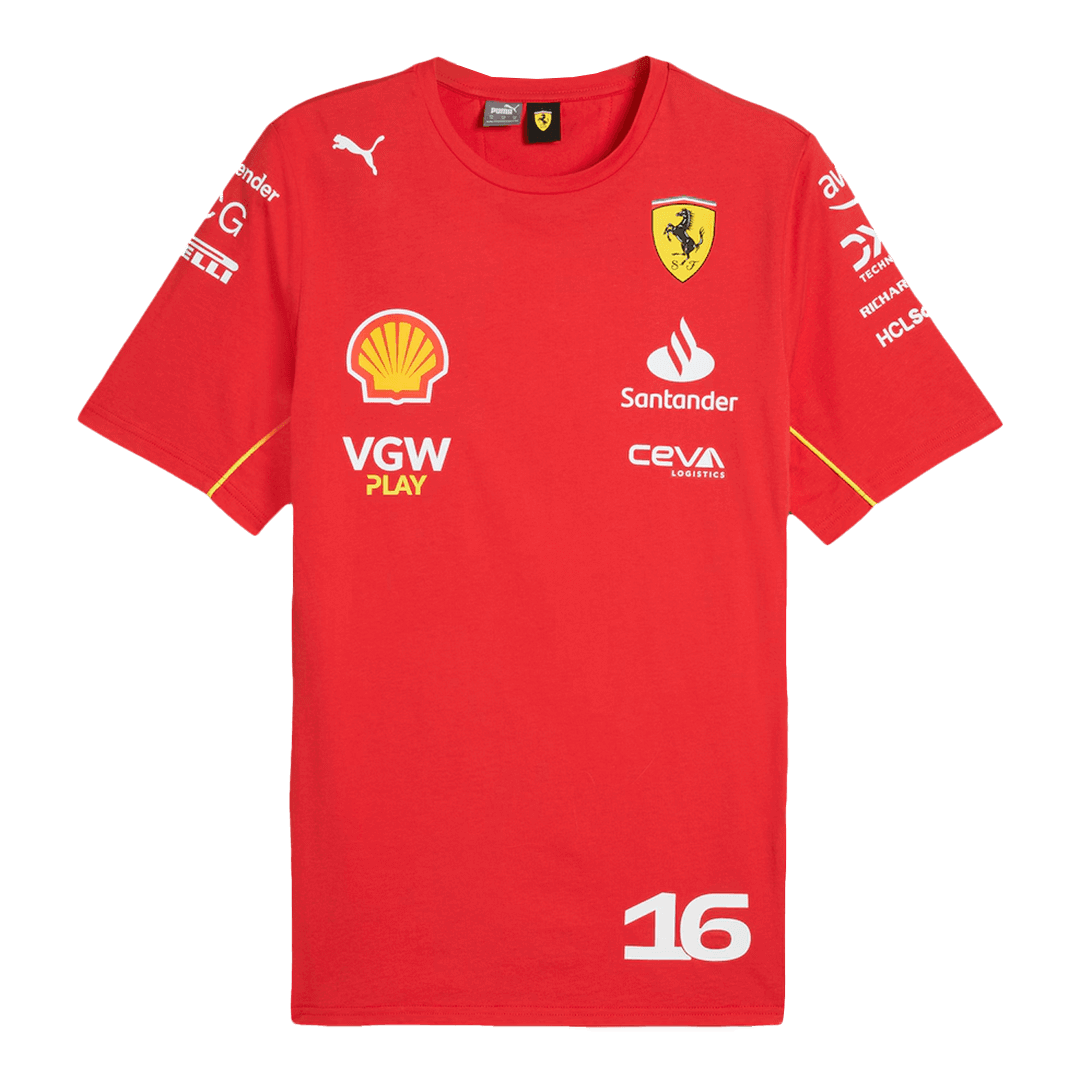 Ferrari F1 Racing Team Charles Leclerc #16 T-Shirt 2024