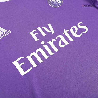 Real Madrid Retro Jersey Custom BENZEMA #9 Soccer Jersey Away 2016/17