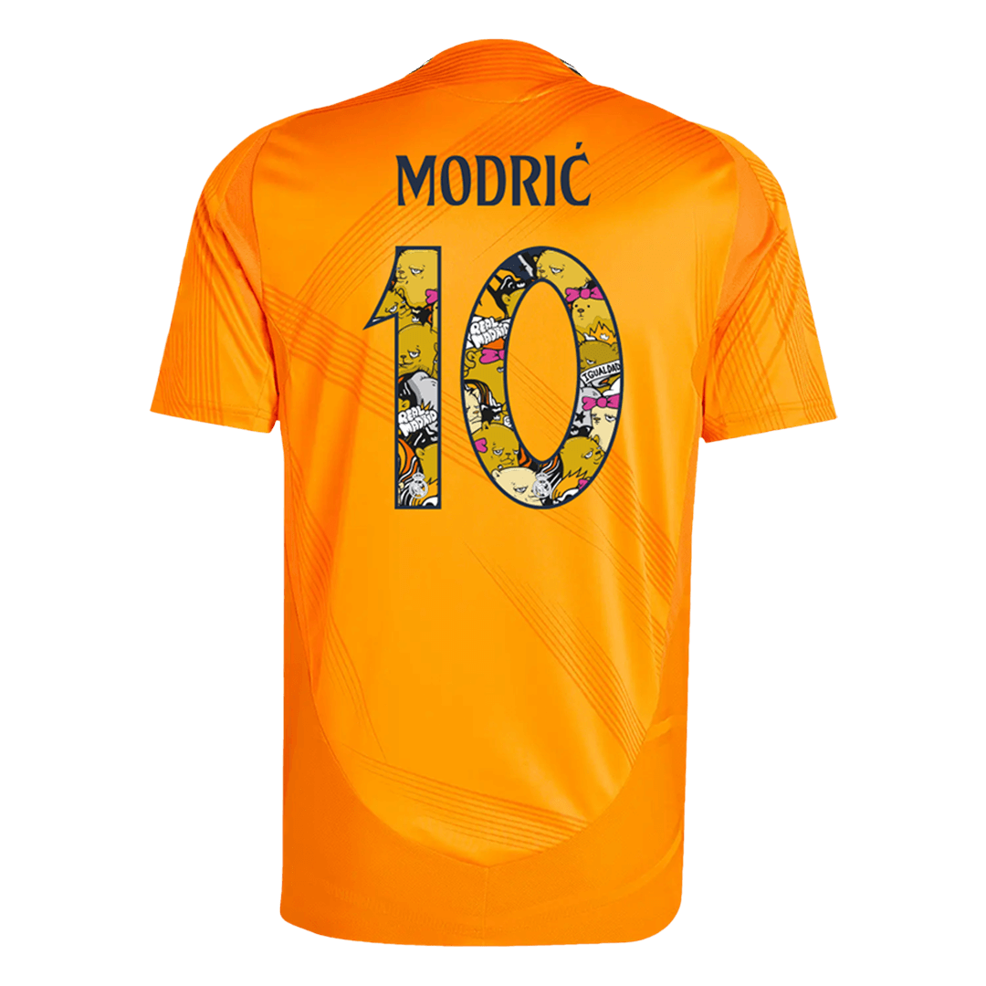 Player Version Real Madrid Jersey Custom MODRIĆ #10 Soccer Jersey Away 2024/25 Bear Champ Font