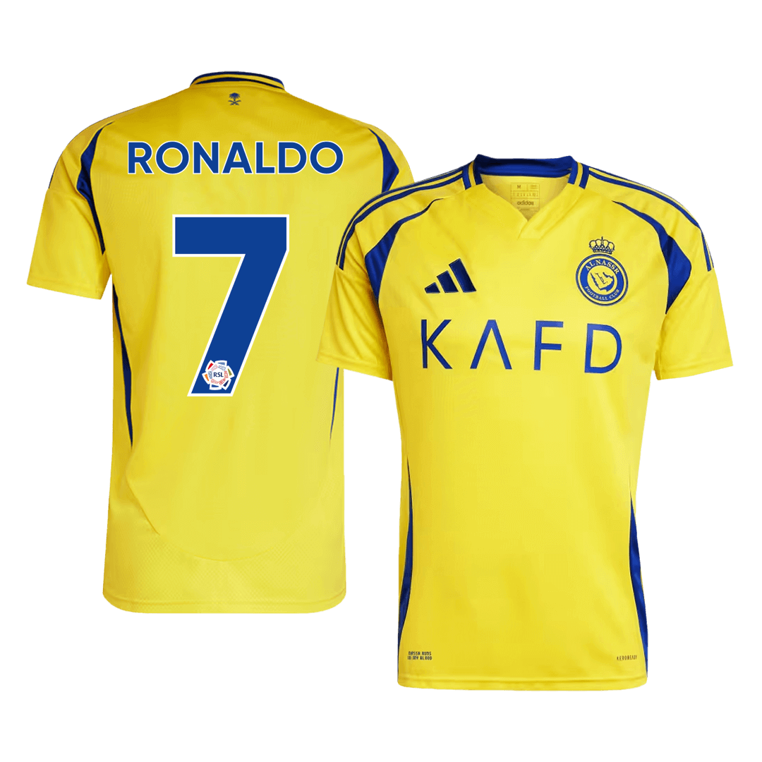 RONALDO #7 Al Nassr Home Soccer Jersey 2024/25