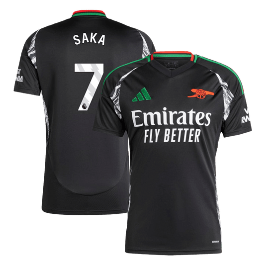 SAKA #7 Arsenal Away Soccer Jersey 2024/25