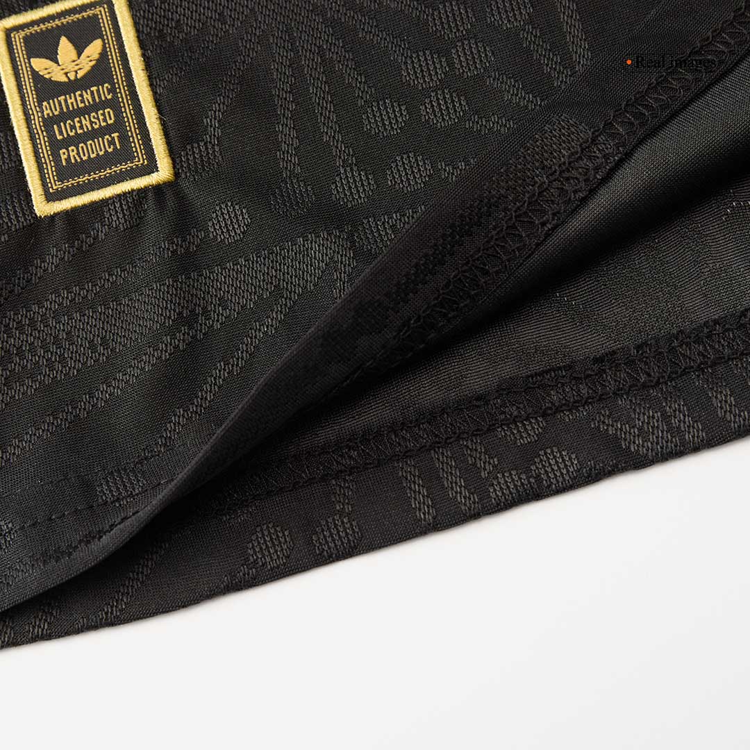 Authentic Mexico Third Away Soccer Jersey Kit(Jersey+Shorts) 2025 Black - Gold Cup