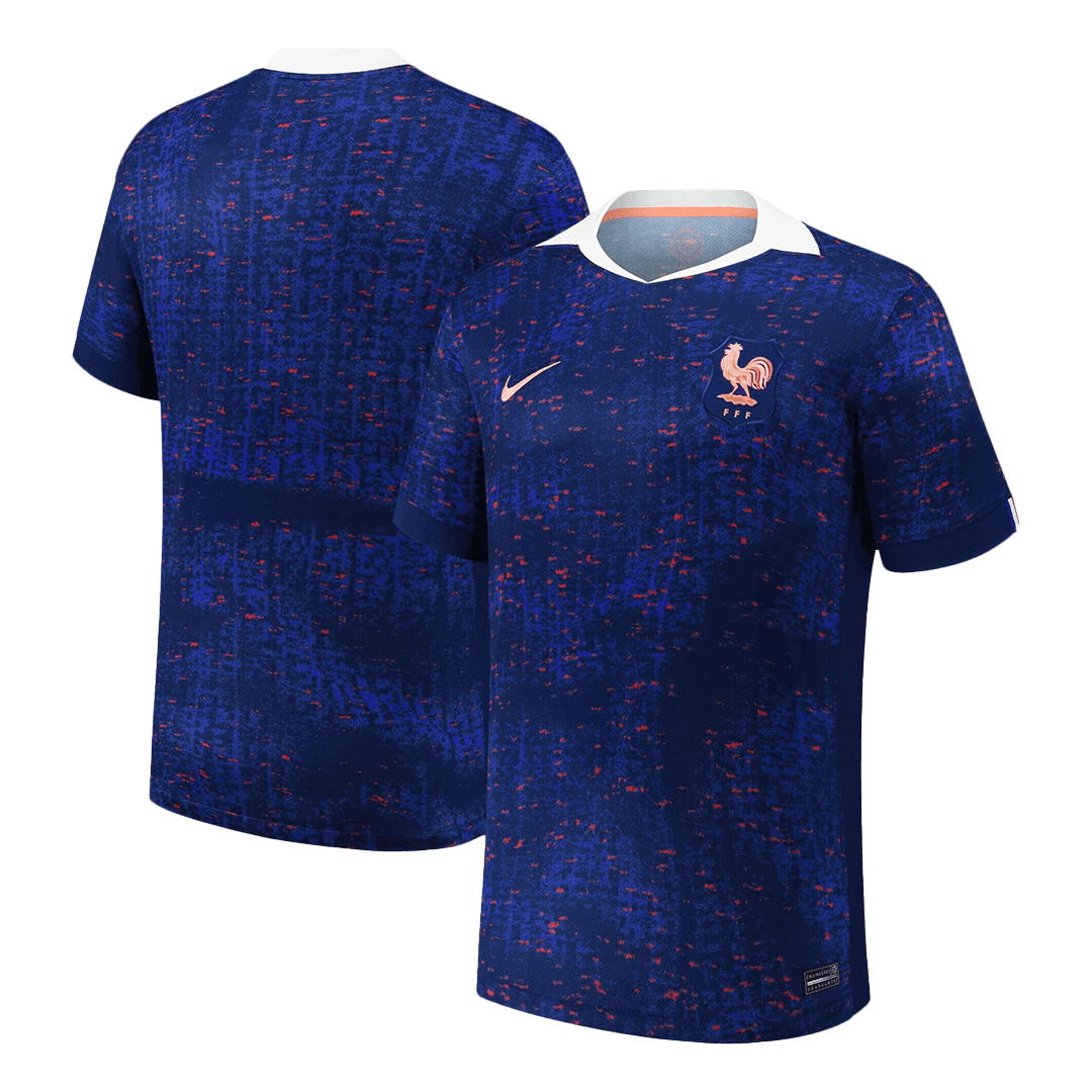 France Jersey Soccer Jersey Home 2025 Women's Euro