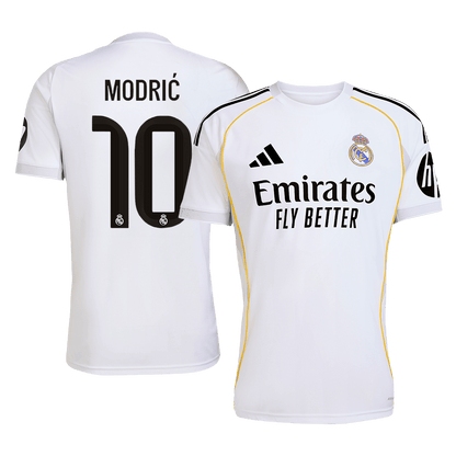 Real Madrid Jersey Custom MODRIĆ #10 Soccer Jersey Home 2025/26