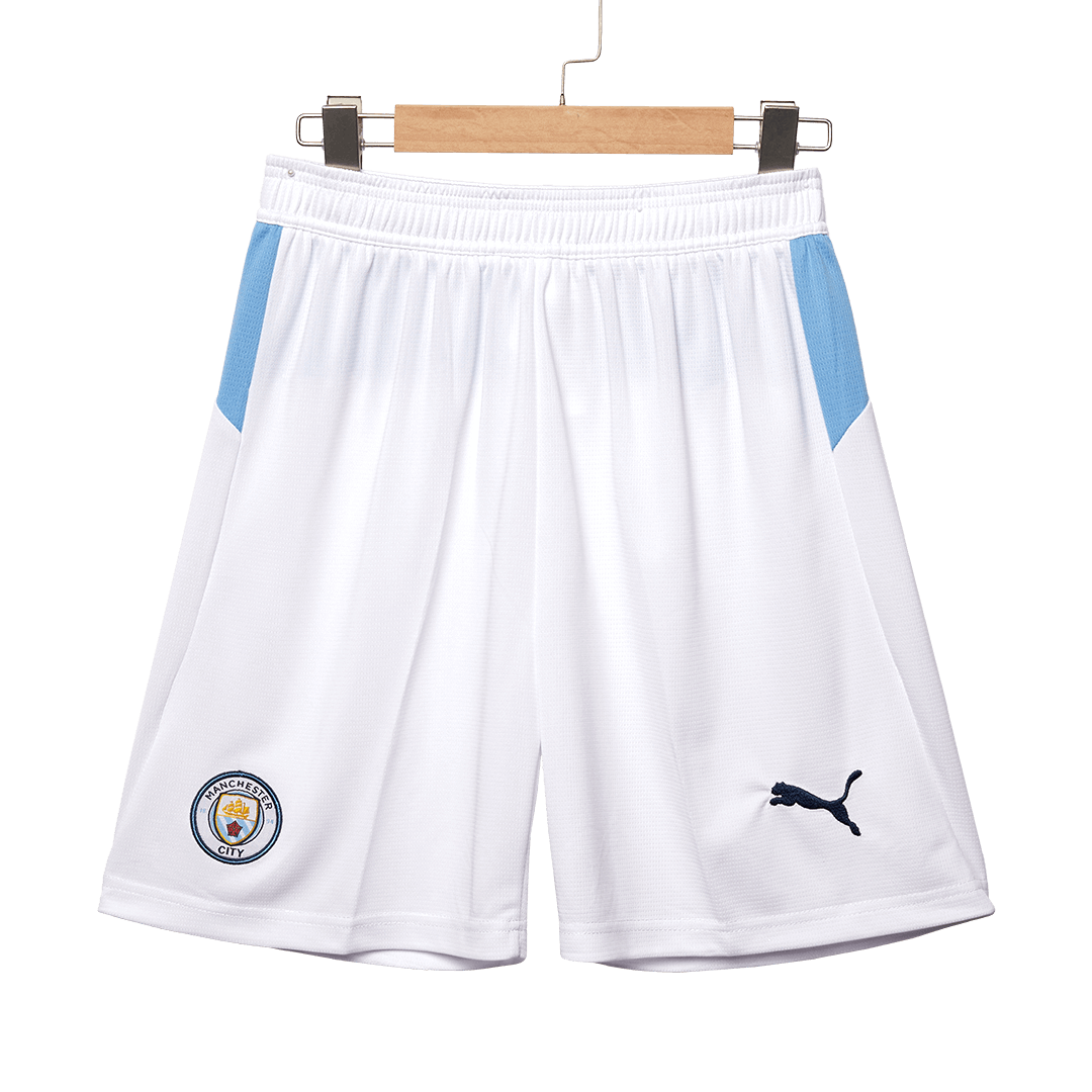 Manchester City Home Soccer Shorts 25/26 White