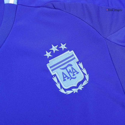 Kid's Argentina Away Soccer Jersey Kit 2024