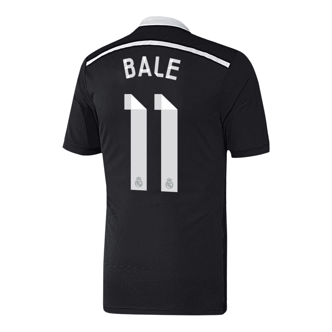 Real Madrid Retro Jersey Custom BALE #11 Soccer Jersey Third Away 2014/15