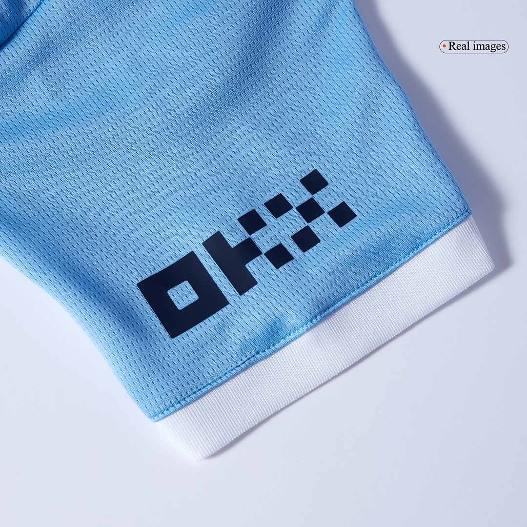 Kids Manchester City Custom Home Soccer Kits 2025/26