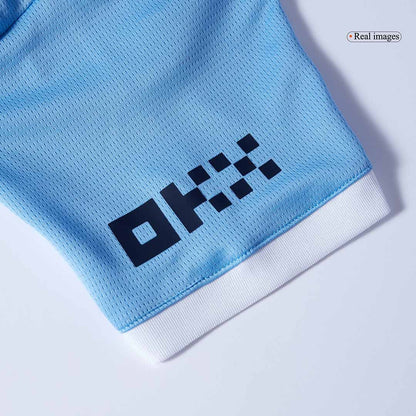 Kids Manchester City Custom Home Soccer Kits 2025/26