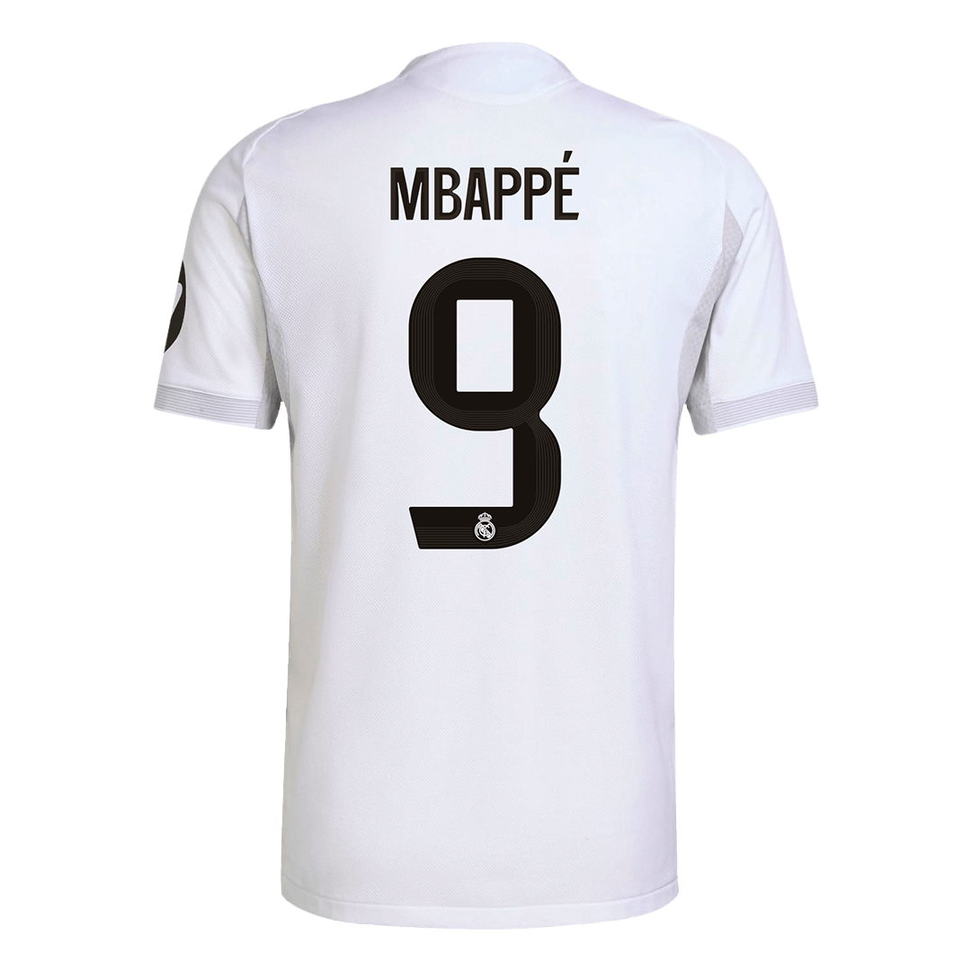 Player Version Real Madrid Jersey Custom MBAPPÉ #9 Soccer Jersey Home 2025/26