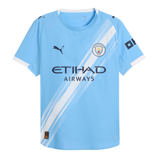 Player Version Manchester City Jersey Custom Soccer Jersey Home 2025/26