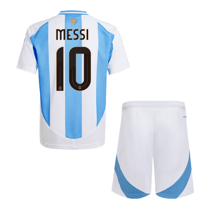 Kid's MESSI #10 Argentina Home Soccer Jersey Kit 2024