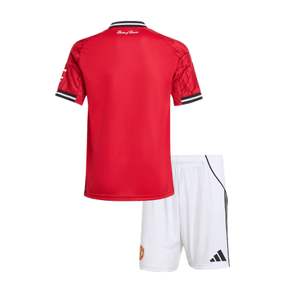Kids Manchester United Custom Home Soccer Kits 2025/26
