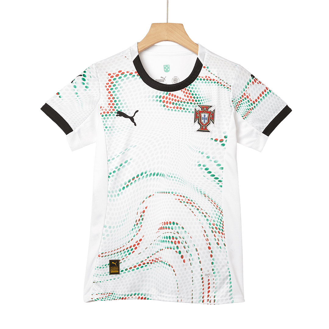 RONALDO #7 Portugal Soccer Jersey Away Women Custom Shirt 2025
