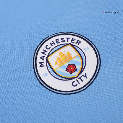 Manchester City Home Long Sleeve soccer jersey 2024/25