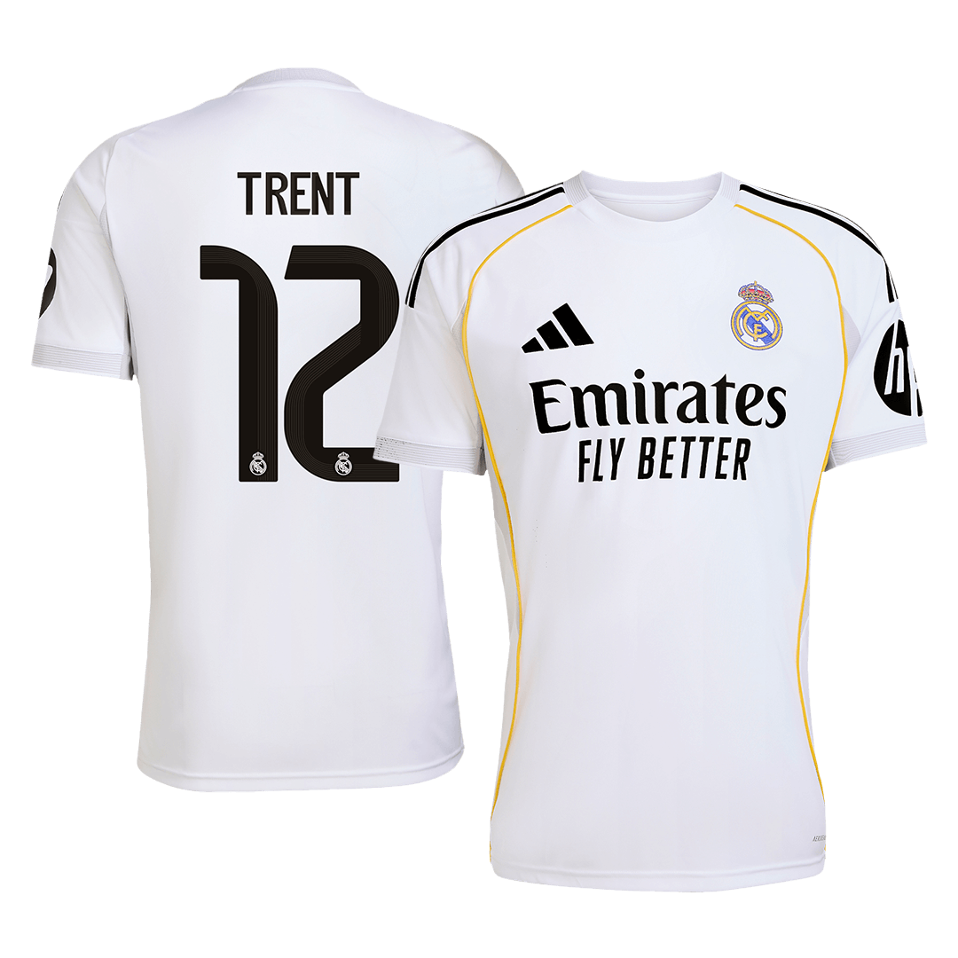 Real Madrid Jersey Custom TRENT #12 Soccer Jersey Home 2025/26