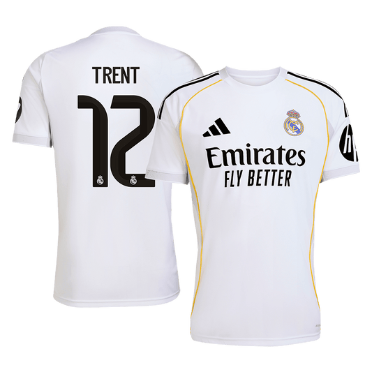 Real Madrid Jersey Custom TRENT #12 Soccer Jersey Home 2025/26