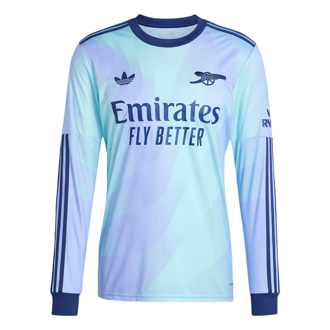 Arsenal Third Away Long Sleeve Soccer Jersey 2024/25