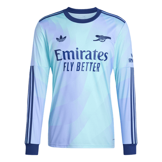 Arsenal Third Away Long Sleeve Soccer Jersey 2024/25