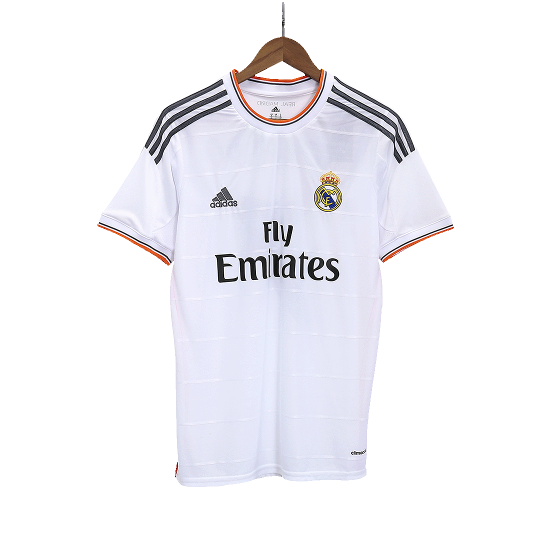 Real Madrid Retro Jersey Custom Soccer Jersey Home 2013/14