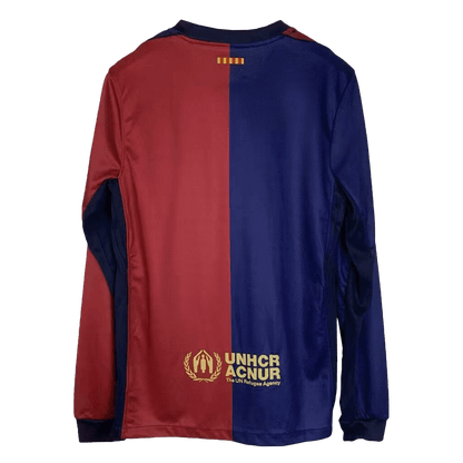 Barcelona Home Long Sleeve soccer jersey 2024/25