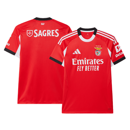 Benfica Jersey Soccer Jersey Home 2025/26