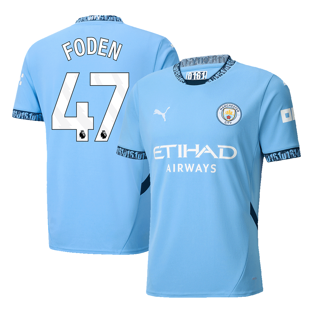 FODEN #47 Manchester City Home soccer jersey 2024/25