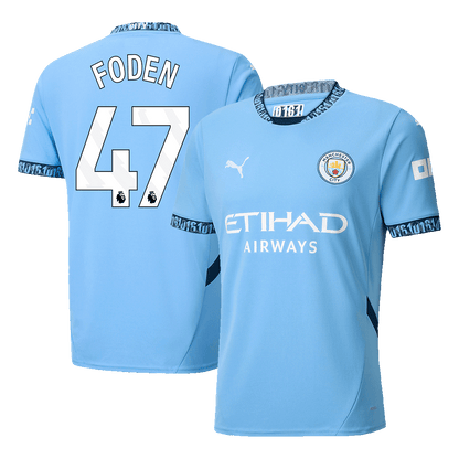 FODEN #47 Manchester City Home soccer jersey 2024/25