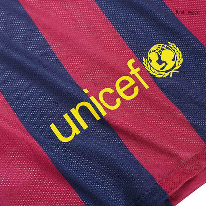 Barcelona Retro Jersey Custom NEYMAR JR #11 Soccer Jersey Home 2014/15
