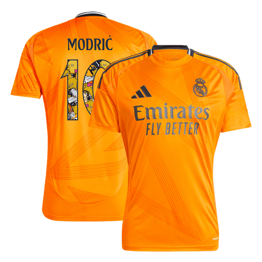 Modri? #10 Real Madrid Away soccer jersey 2024/25 - Bear Champ Font